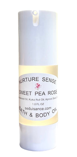 Sweet Pea Rose Carry On Infused Body Oil