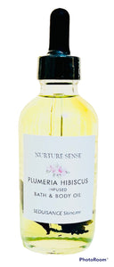 PLUMERIA HIBISCUS INFUSED BATH & BODY OIL